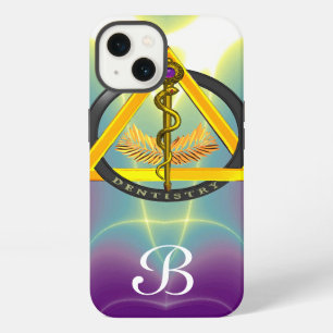 ROD OF ASCLEPIUS DENTIST DENTISTRY MONOGRAM iPhone CASE