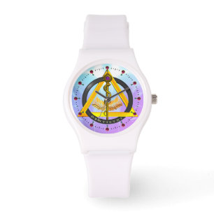 ROD OF ASCLEPIUS DENTIST DENTISTRY SYMBOL,blue Watch