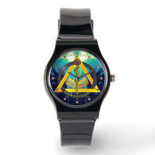 ROD OF ASCLEPIUS DENTIST DENTISTRY SYMBOL, Teal Watch