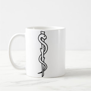 Rod of Asclepius [medical symbol] Coffee Mug