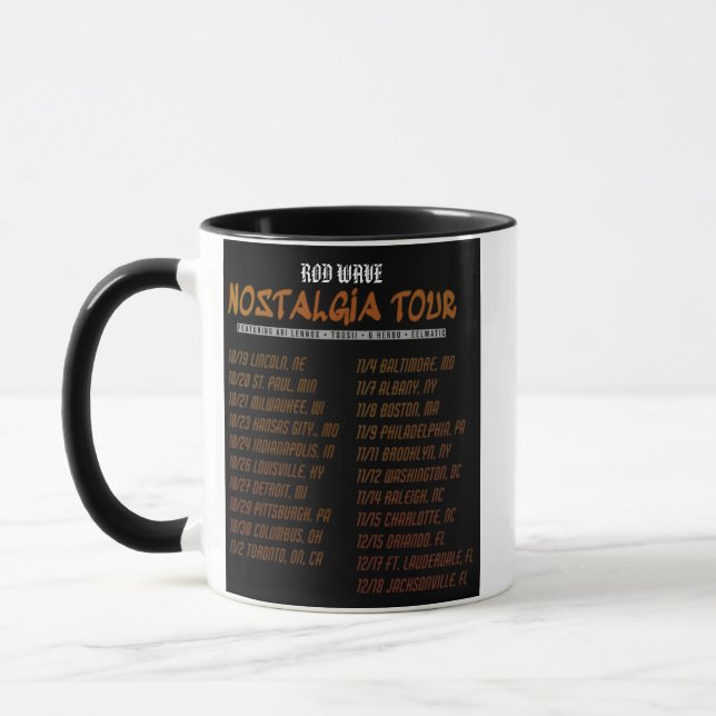 Rod Wave Nostalgia Tour Mug  (Left)