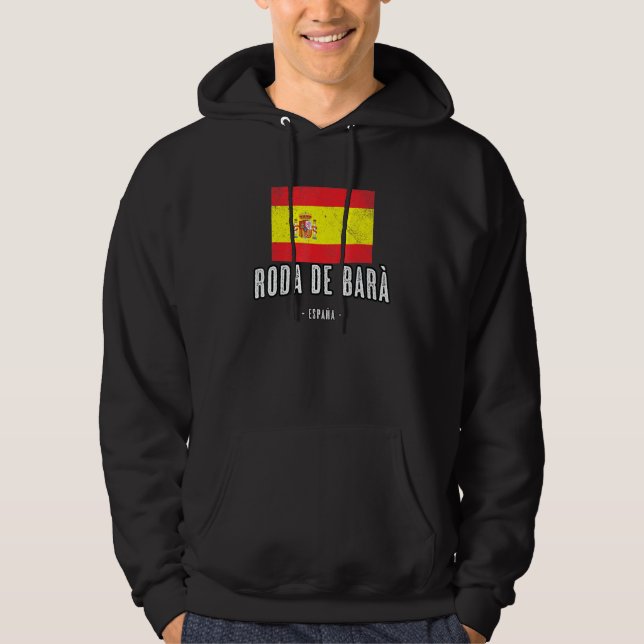 Roda de Bar Spain ES Flag City - Bandera Ropa - Hoodie (Front)