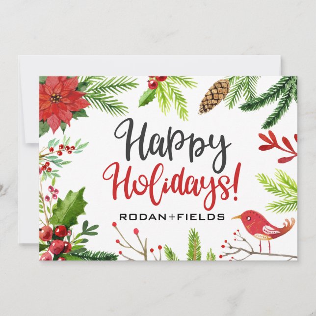 Rodan and Fields Happy Holidays Cards (Front)