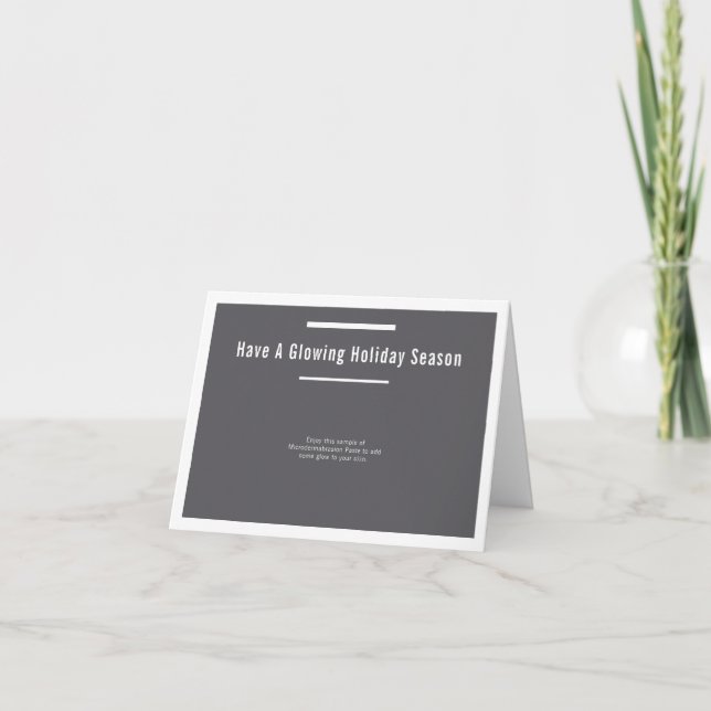 Rodan & Fields Holiday Card with Product Sample (Front)