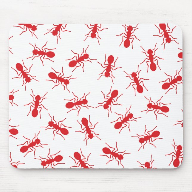 Rode mieren, mierennest. Halloween feest Mouse Pad (Front)