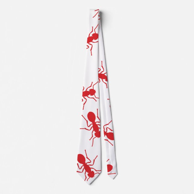 Rode mieren, mierennest. Halloween feest Tie (Front)