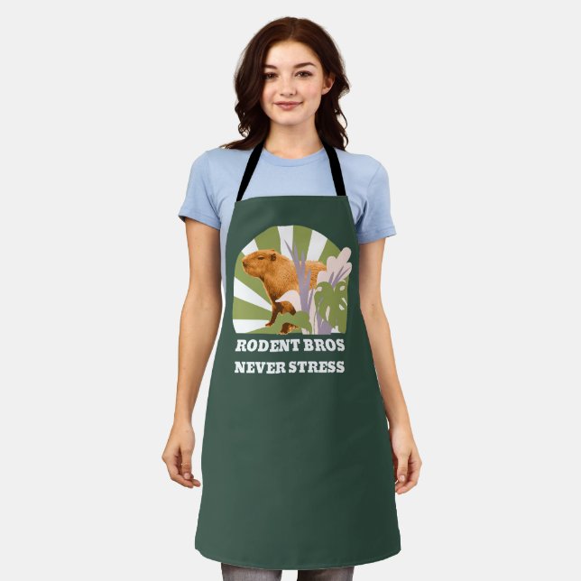 Rodent Bros Never Stress Capybara Apron (Worn)