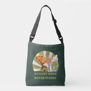 Rodent Bros Never Stress Capybara Crossbody Bag