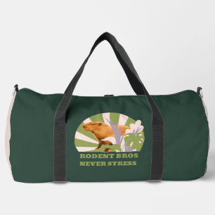 Rodent Bros Never Stress Capybara Duffle Bag
