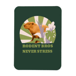 Rodent Bros Never Stress Capybara Magnet