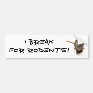 Rodent Bumper Sticker