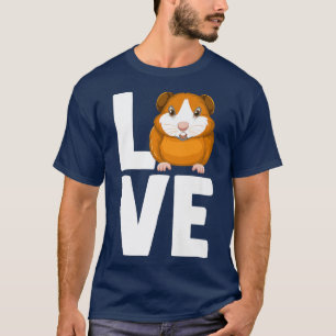 Rodent Cavies Cavy Lovers Guinea Pig Owners LOVE T-Shirt