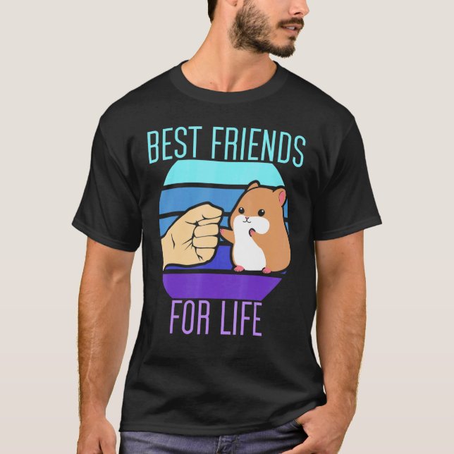 Rodent Hamster Bestfriend Life Prickly Pig Rodent T-Shirt (Front)