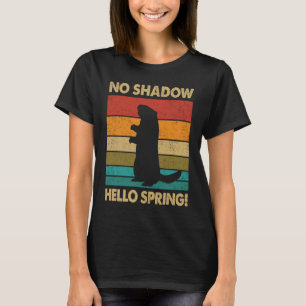 Rodent shadow The Woodchuck Weatherman of Groundho T-Shirt