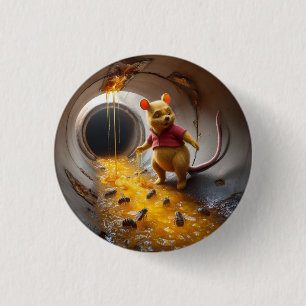Rodentophobia Winnie the Pooh 2 3 Cm Round Badge