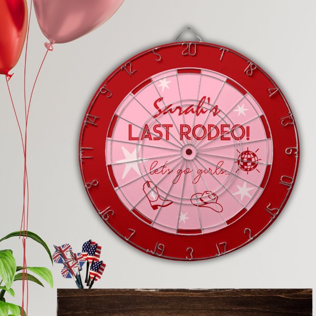 Rodeo BACHELORETTE Party Sign Dartboard (Creator Uploaded)