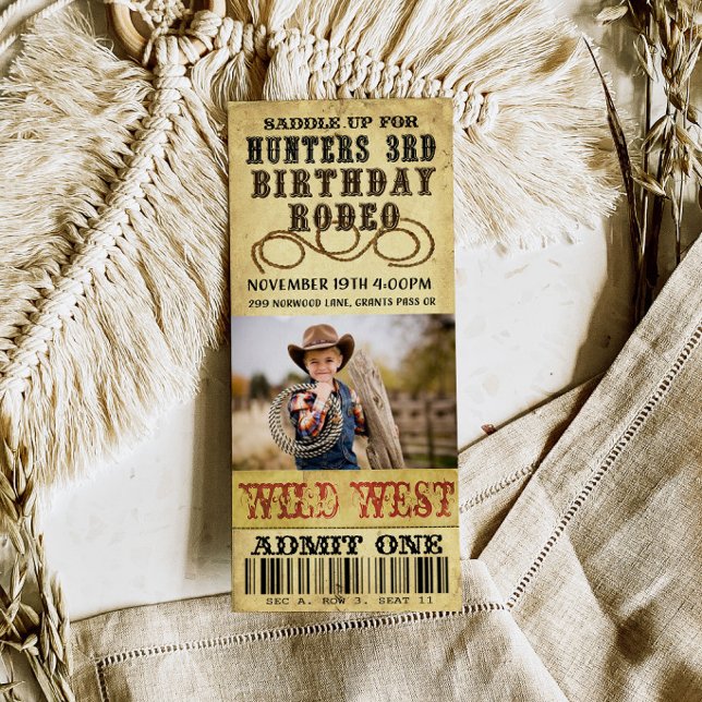Rodeo Birthday Invitation (Creator Uploaded)