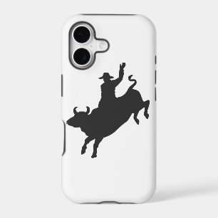 Rodeo Bull Ride silhouette