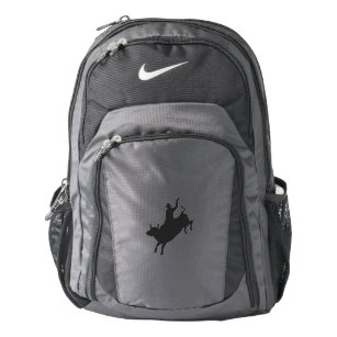 bull riding backpack