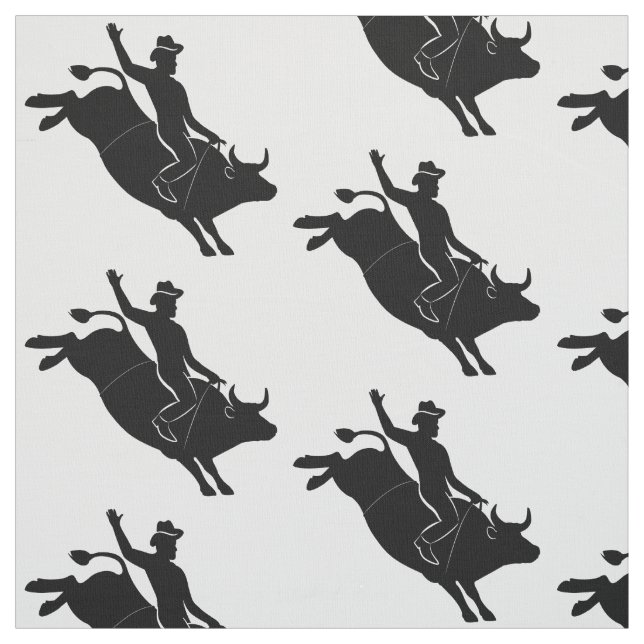 Rodeo: Bull Rider Fabric (Swatch)