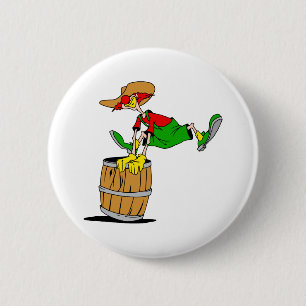 Rodeo Clown 6 Cm Round Badge