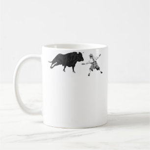 Rodeo Clown Funny Bull Fighting Lover Gag Bullfigh Coffee Mug