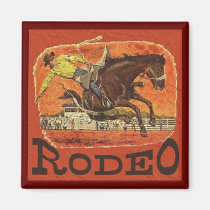 Rodeo Cowboy Magnet