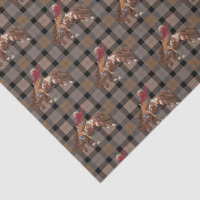Rodeo Cowboy On Plaid