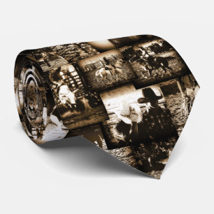 Rodeo Cowboy Rustic Country Western Tie