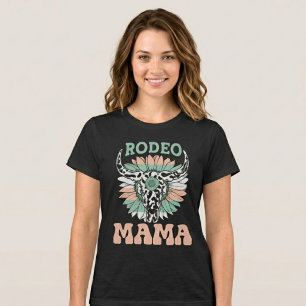 Rodeo Cowgirl Mama   Western Mother’s Day Unique T-Shirt