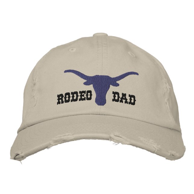 Rodeo Dad Embroidered Hat (Front)