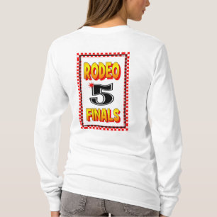 RODEO FINALS BACK NUMBER T-SHIRT