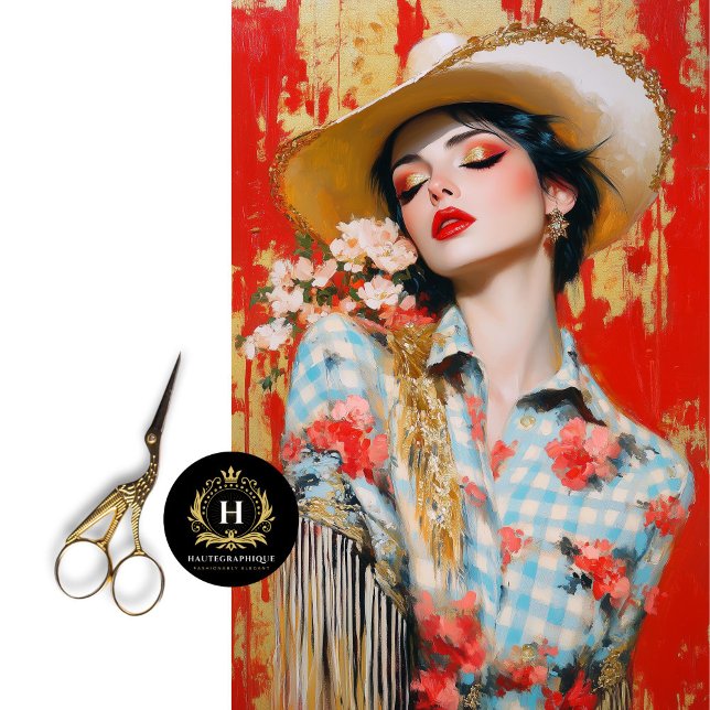 Rodeo Glam Luxe Western Cowgirl Decoupage Tissue Paper (Creator Uploaded)