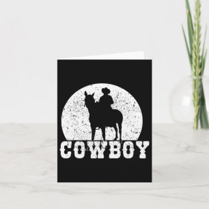 Rodeo Horse Rider Cowboy Horseback Riding Graphic Card