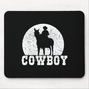 Rodeo Horse Rider Cowboy Horseback Riding Graphic Mouse Pad