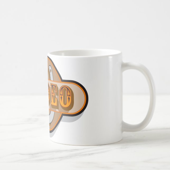 Rodeo Horseshoe Coffee Mug (Right)