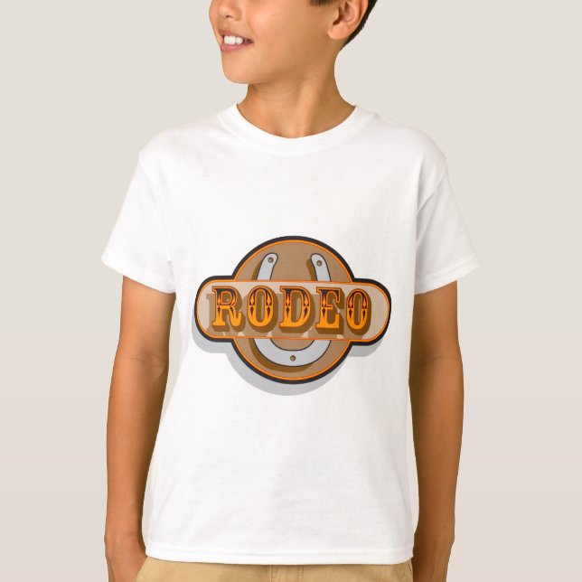 Rodeo Horseshoe T-Shirt (Front)