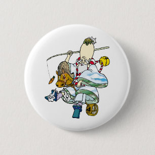 rodeo Jurojin 6 Cm Round Badge