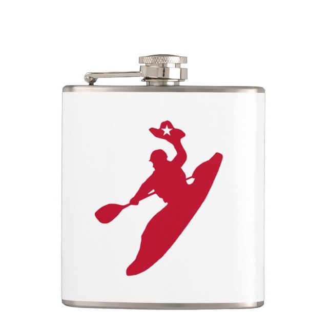Rodeo Kayak Hip Flask (Front)