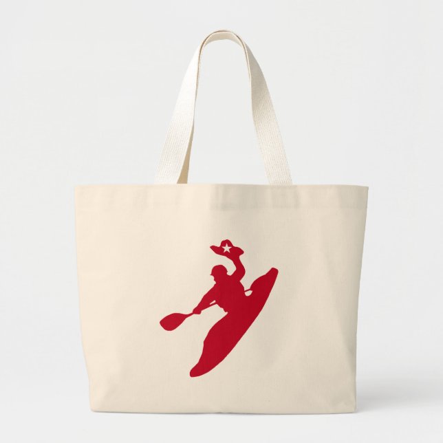 Rodeo Kayak Large Tote Bag (Front)