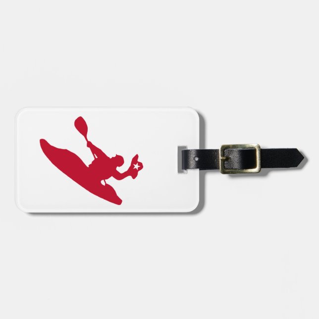 Rodeo Kayak Luggage Tag (Front Horizontal)