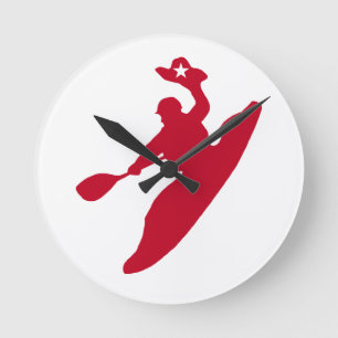 Rodeo Kayak Round Clock