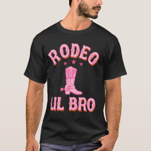 Rodeo Lil Bro 1st First Birthday Cowgirl Western R T-Shirt