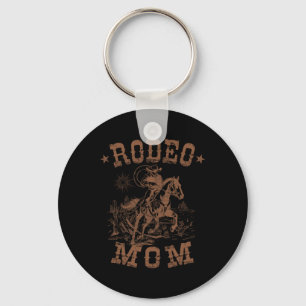 Rodeo Mum Western Cowboy Mummy Family Matching Mot Key Ring