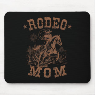 Rodeo Mum Western Cowboy Mummy Family Matching Mot Mouse Pad