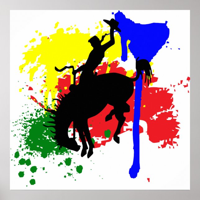 Rodeo Paint Poster (Front)