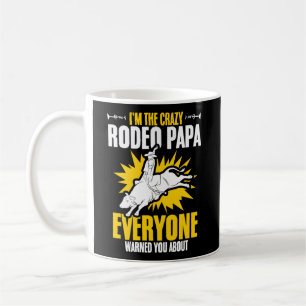 Rodeo Papa Bull Riding Bull Racing Cow Rodeo Bull Coffee Mug