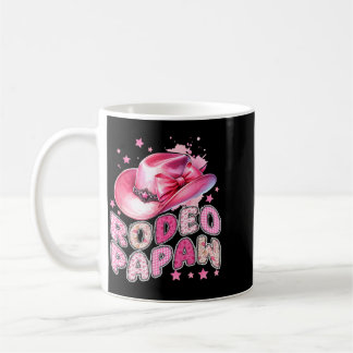 Rodeo Papaw Pink Cowgirl 1st Birthday Family Coffee Mug