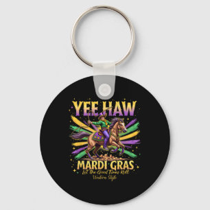 Rodeo Parade Festive Wear Costume Vintage Yee Haw Key Ring