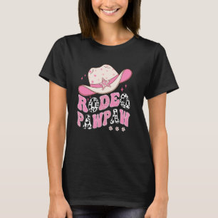 Rodeo Pawpaw Pink CowGirl 1St Birthday Family Matc T-Shirt